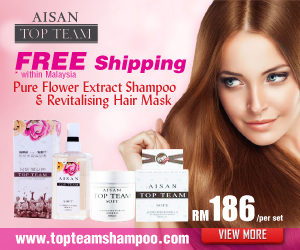 Aisan Top Team Hair Care Shampoo Malaysia - Natural Silicone Free Hair Shampoo & Hair Mask Conditioner